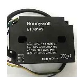 Honeywell ET401A1 110 Vac 50/60hz Gas Ignition Transformer No Rajah Connector Re