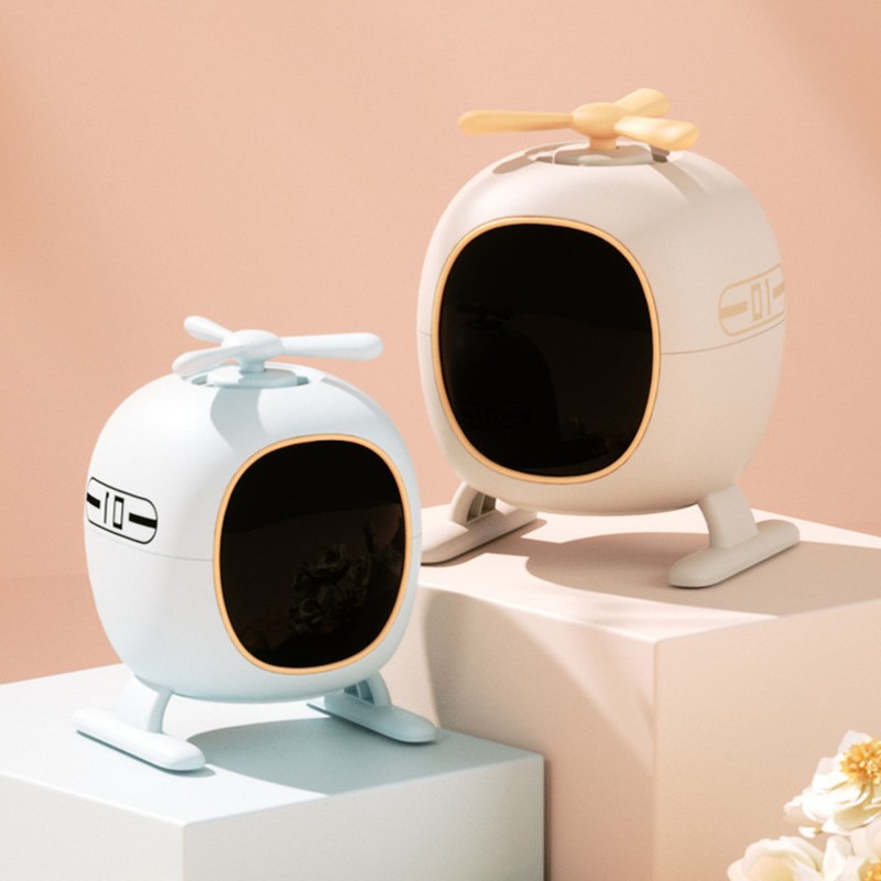 Aroma Diffuser Digital Display Low Noise Rotatable Blade Cute Shape