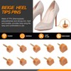 30 Pairs High Heel Replacement Tips U Shaped Heel Repair
