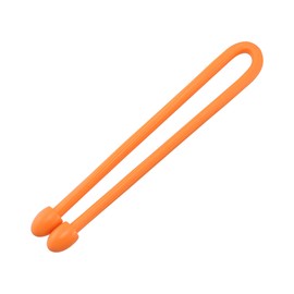 Hikari Co., Ltd. KFRT304-3 Resin Coating Binding Material, Colorful Free Tie, 11.8 x 0.2 inches (300 x 4 mm), Orange, 2 Pieces