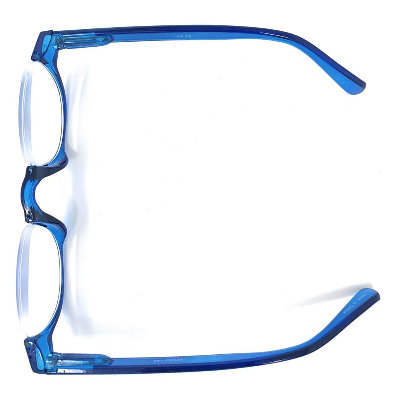 The Noble Semi-Rimless Half Reader Half Moon Reading Glasses, 2.75