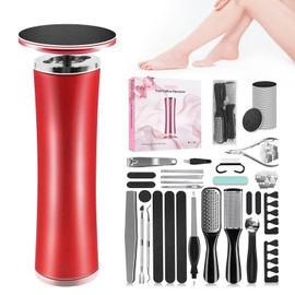TAOMAND TAOMAND Electric Foot Callus Remover with 36 in 1 Pedicure Kit | Adjustable Speed | Mini Portable | 60 Pcs Sandpaper Discs | Professional Electric Callus Remover for Feet for Dead Skin and Calluses