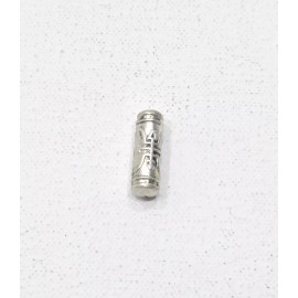 Silver Tube Chinese Longevity Bead