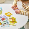 Janod - Parents and Baby Animal Puzzle - 12 Puzzles