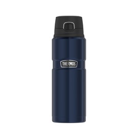 Thermos Stainless King Bottle 0.70 L, Midnight Blue, Thermos Flask Made of Stainless Steel, Safe Flow Lid, Dishwasher Safe, 15 Hours Hot / 24 Hours Cold, Completely Leak-Proof, BPA-Free