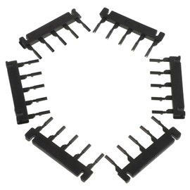 FRCOLOR 6D Hair Extension Tool Kit 40pcs No-Trace Clips for Women Black Extension Buckles for Hair Styling