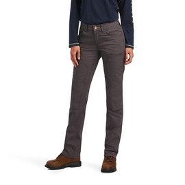 Ariat Female Rebar DuraStretch Made Tough Double Front Pant Rebar Grey 34