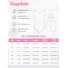 Gogokids Gymnastics Leotards for Girls, Kids Glitter Stars Dance Unitards