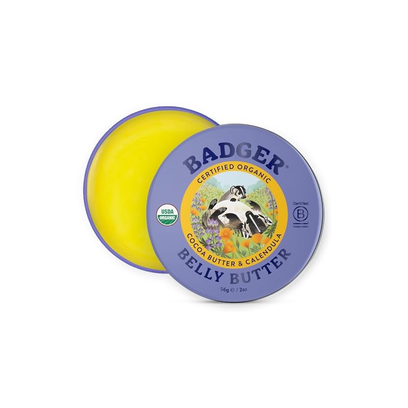 Badger - Mantequilla orgánica del vientre - 2 oz.