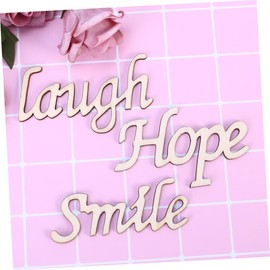 Ciieeo Signage Decor Faith Decor Block Letters for Decor Standing Hope Signage Hope Decor A Little Hipe Sign Wood Decor Rabbit Decor Wooden Bamboo Script