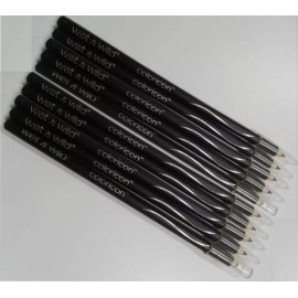 Wet N Wild - Lapiz Delineador D Ojos/cejas Negro 10 Pzs #651