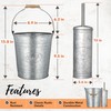 Autumn Alley Rustic Farmhouse Bathroom Trash Can and Toilet Brush