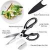 Mumoo Bear Heavy Duty Kitchen Scissors, Sharp Kitchen Scissors Multipurpose