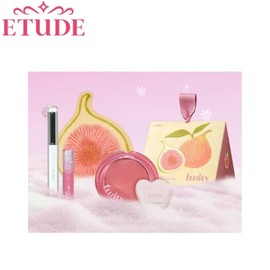 ETUDE Fruity Lip & Cheek Blur Balm 2.3g Special Set 4items, Option:Set1. 01 Red Tomato