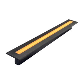 LUMENGY Deck & Paver Light 0.5×12 Inch 2700K for Driveway, Pathway, Patio & Garden, 12V Waterproof IP68, Drive-Over Rated, Brown Finish