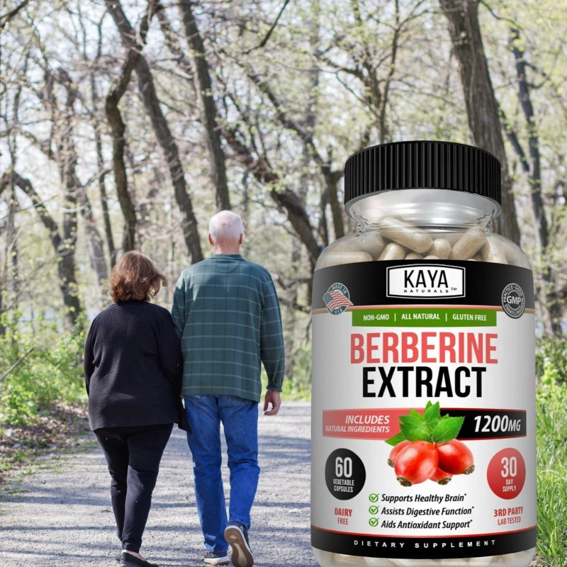 (2 Pack) Premium Berberine HCL 60ct Natural Healthy Cholesterol Glucose