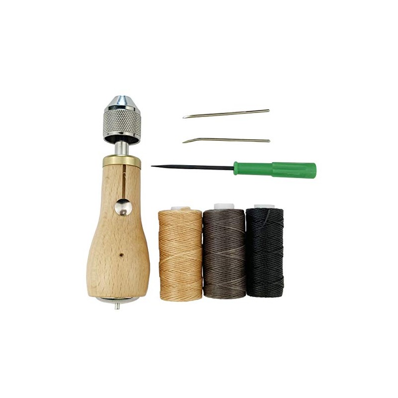 Becho Professional Stitcher Sewing Awl Leather Craft Making,Stitcher Repair Accessory