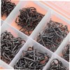 SAFIGLE 3sets Stainless Steel Wide Belly Crank Hooks 3- Texas