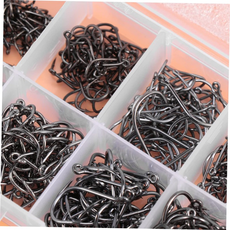 SAFIGLE 3sets Stainless Steel Wide Belly Crank Hooks 3- Texas