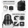 Vacuum Backpack Travel with Pump Personal Item Carry on Flight
