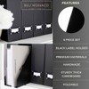 BLU MONACO Magazine Storage Containers 6 Piece Magazine File Holders