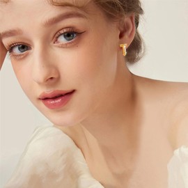 Classic Design Women's Sterling Silver Earrings, Hoop Earrings, Waterproof Love Earrings, Gifts for Women, Sterling Silver