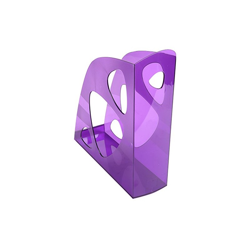 Exacompta Linicolor Ecomag Magazine File - Purple Translucent