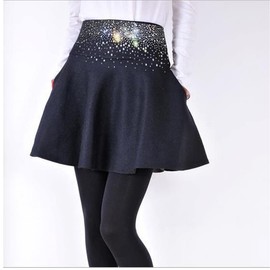 Hotfix Rhinestone Sheet 1: Easy to stick to fabric with iron or deco pen for commercial use Hot Fix kit part, decoration, dress, dance costume (8.7 x 3.5 inches (22 x 9 cm)