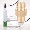 Soda Refill Adapter Machine Maker Brass Connector TR21‑4 Male Thread