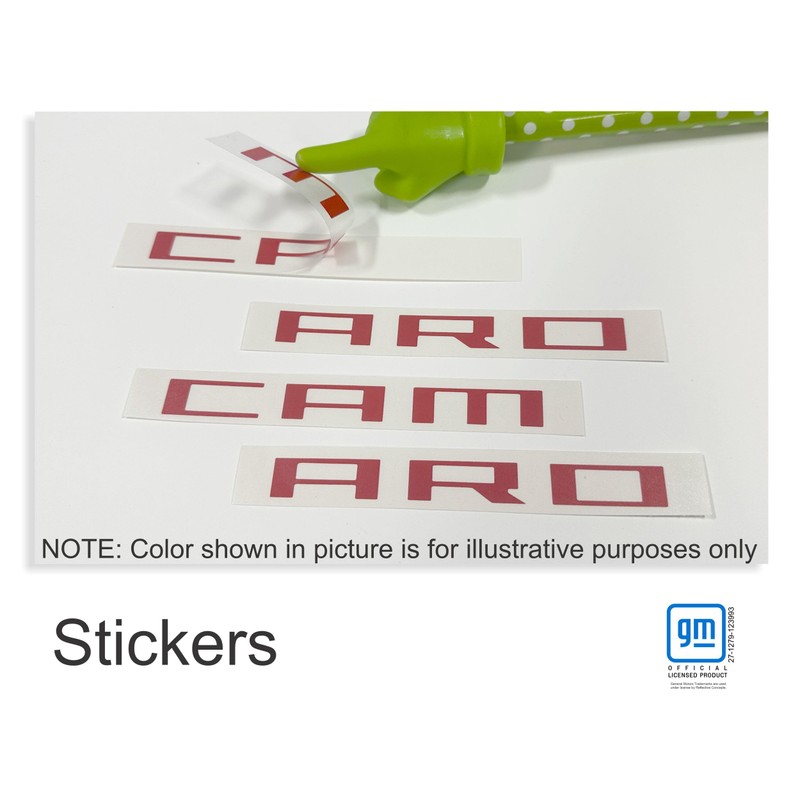 Fender Badge Overlay Decal - 2010-2015 Camaro LS, LT, RS,