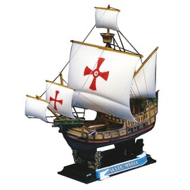 Aoshima Santa Maria 1492 Historical Sailing Ship Model Kit [Toy]