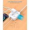 Surge Protector Power Strip, HANYCONY Extension Cord with Multiple Outlets,