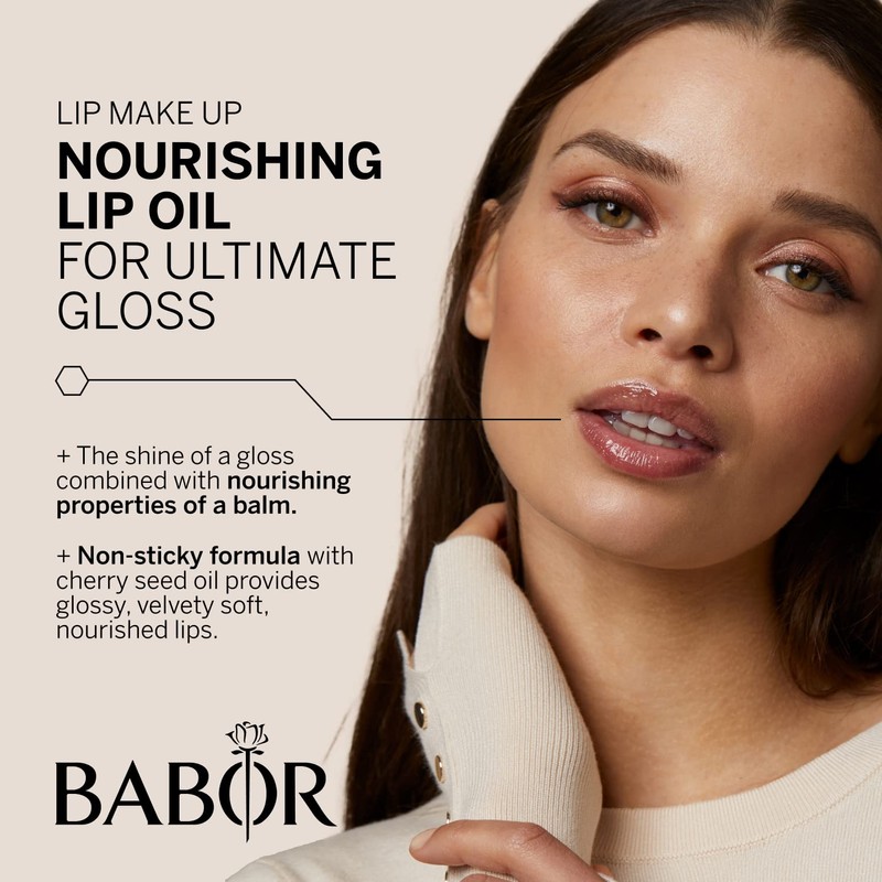BABOR MAKE UP Lip Oil, nourishing lip oil, non-sticky, for