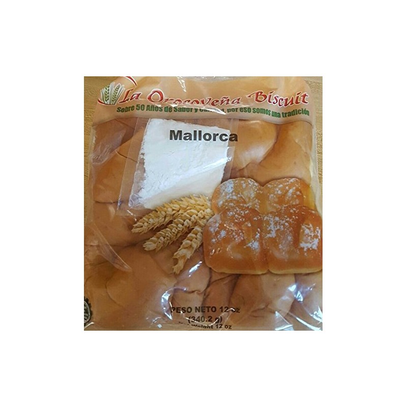 1 Pack of Puerto Rican Sweet Rolls (Mallorcas) by La