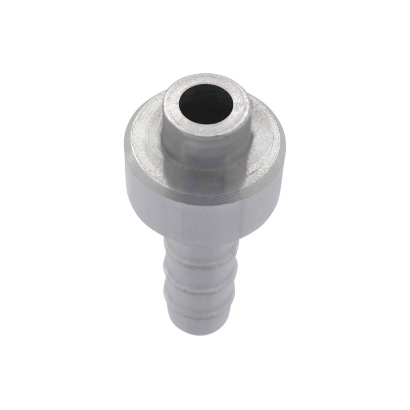 ICT Billet 1/4" Aluminum Weld Barb - Weldable Fitting Nipple