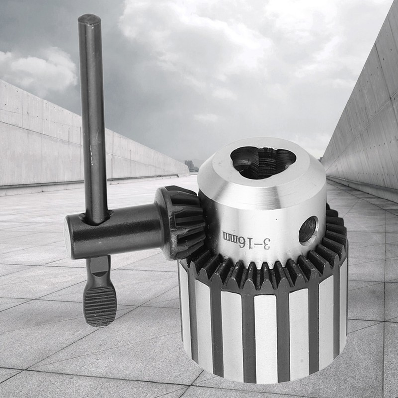 3-16mm B18 Heavy Duty Drill Chuck with Key for Lathe