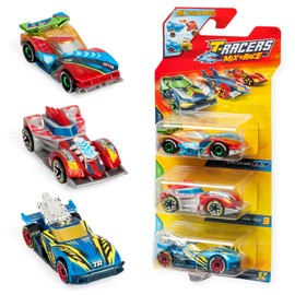 T-RACERS Mix ´N RACE 3 Pack – Pack of 3 collectible cars. Each car can be split in two with interchangeable parts and wheels. Pack 9/12