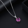 Bellitia Jewelry Birthstone Necklace Women's Pendant in 925 Sterling Silver,