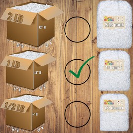 Mood Lab Crinkle Cut Paper Shred Filler - 1 LB White - Shredded Cut Paper for Basket Filling - Gift Box Kraft Wrapping Paper
