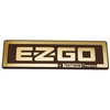 EZGO 71037G02 Gold Nameplate EZGO/A Textron Company