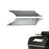 Ranzek クローム ビレット サドルバッグ ラッチカバー for ツーリング ハードバッグ 1993-2013対応