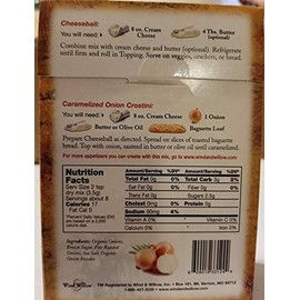 Wind & Willow Caramelized Onion Cheeseball & Appetizer Mix