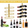 KHayRovies Wine Rack Wall Mounted for 8 Wine Bottles, Metal