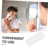 FUNOMOCYA 3pcs Transparent Shaver Storage Box for Manual Razors Versatile
