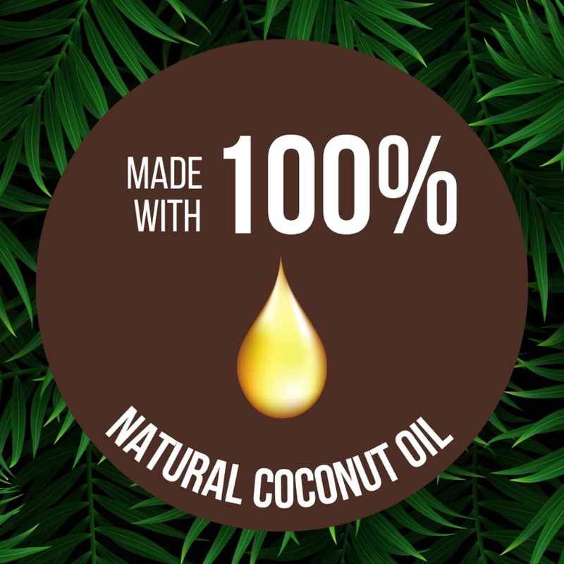 INECTO Natural Coconut Shampoo 500ml, Super-Creamy Infused with Pure Organic