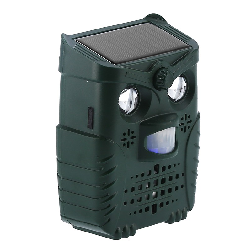 4‑Gears Solar Animal Repeller Ultrasonic Waterproof Mouse Repellent for Garden