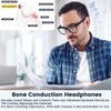 QZTELECTRONIC Smart Bone Conduction Glasses Bluetooth with Open-Ear Headphones, Photochromic