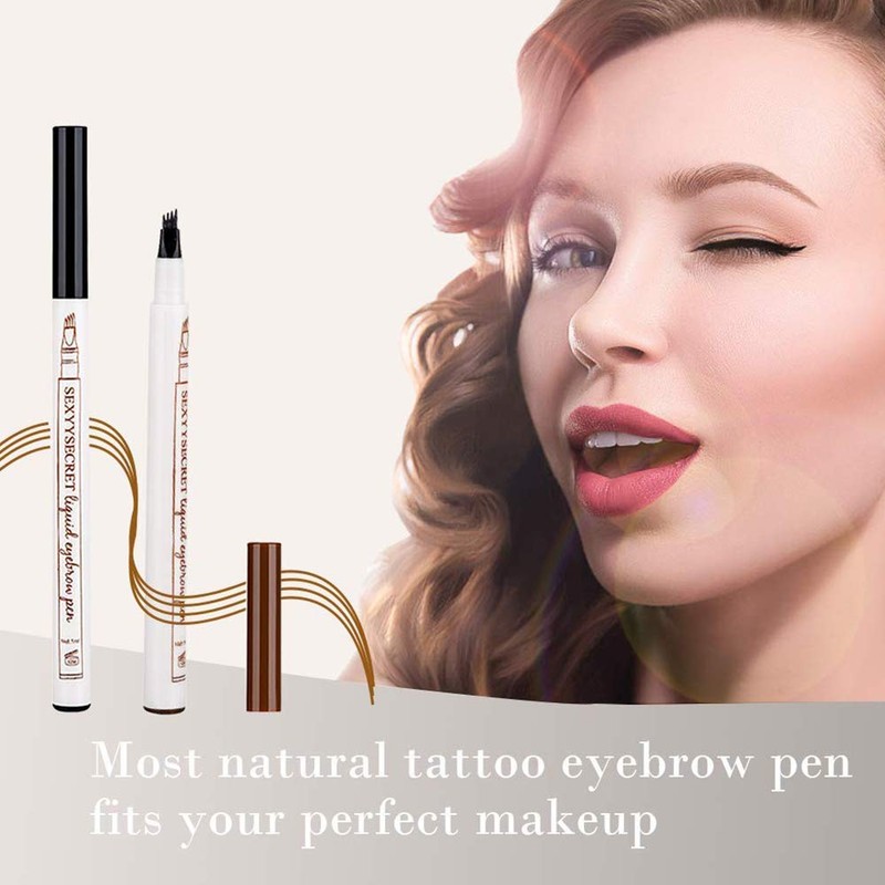 Waterproof Eyebrow Pencil, Tattoo Eyebrow Pen, Eyebrow Pencil Brush, Eyebrow