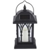 Outdoor Hanging Solar Lantern LED Candle Flame Light for Garden