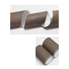 VisitRyl Wallpaper Border Peel and Stick for Bathroom Wall Border Sticker Home Ceiling Decorative Border Brown Line 10cm X 500cm